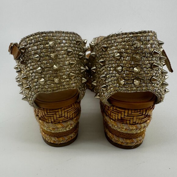 Louboutin Madmonica Spike Wedge Sandal - Size 39 - Picture 7 of 9